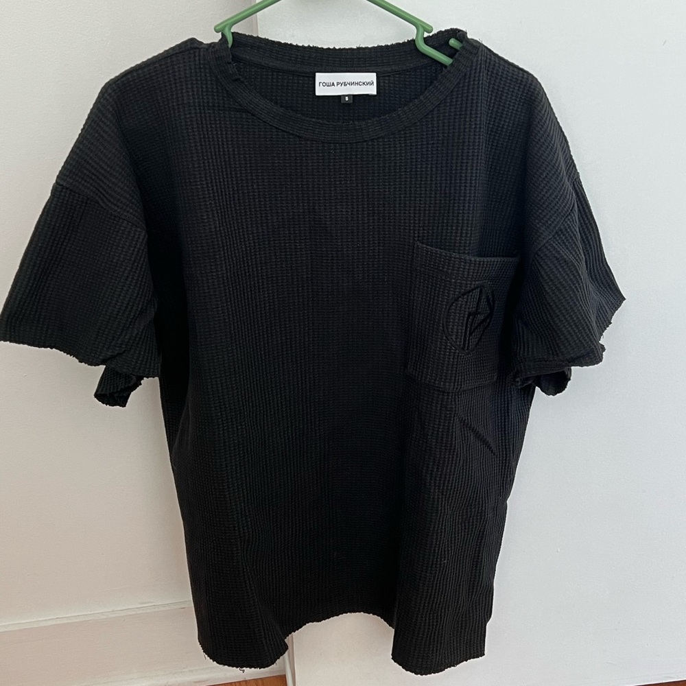 Gosha Rubchinskiy Waffle Oversized T-Shirt